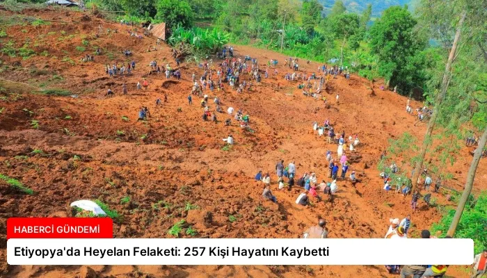 Etiyopya’da Heyelan Felaketi: 257 Kişi Hayatını Kaybetti