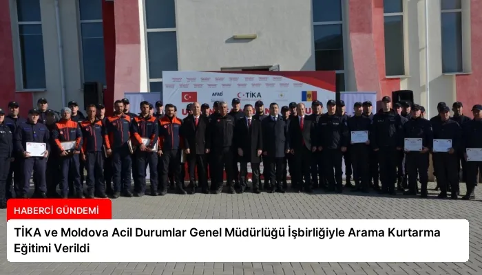 TİKA ve Moldova Acil Durumlar Genel Müdürlüğü İşbirliğiyle Arama Kurtarma Eğitimi Verildi