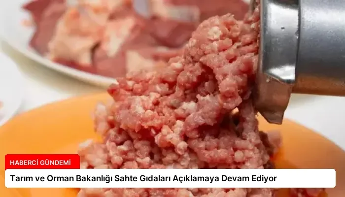 Tarım ve Orman Bakanlığı Sahte Gıdaları Açıklamaya Devam Ediyor
