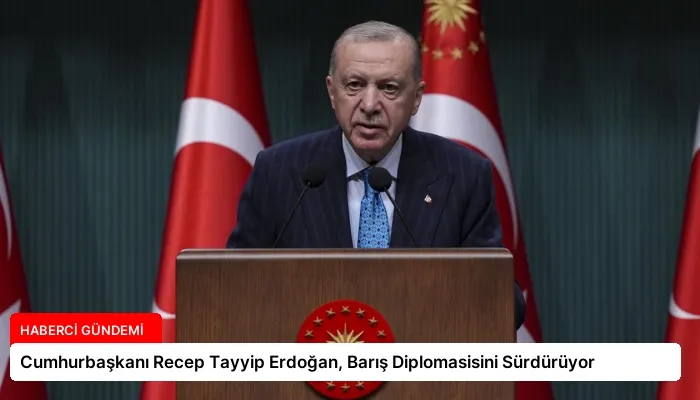 Cumhurbaşkanı Recep Tayyip Erdoğan, Barış Diplomasisini Sürdürüyor