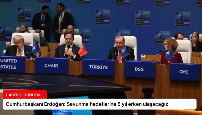 Cumhurbaşkanı Erdoğan: Savunma hedeflerine 5 yıl erken ulaşacağız