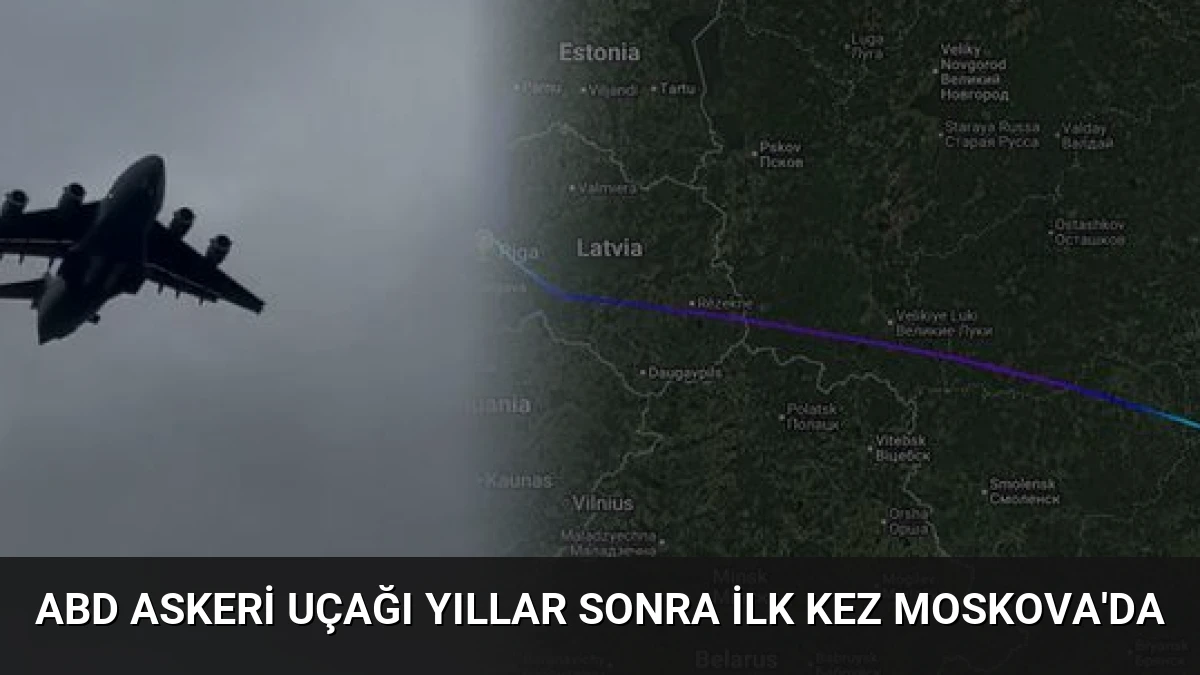 ABD Askeri Uçağı Yıllar Sonra İlk Kez Moskova’da