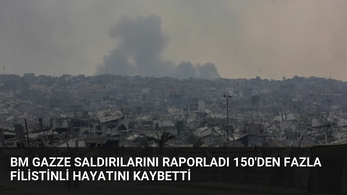 BM Gazze Saldırılarını Raporladı 150’den Fazla Filistinli Hayatını Kaybetti