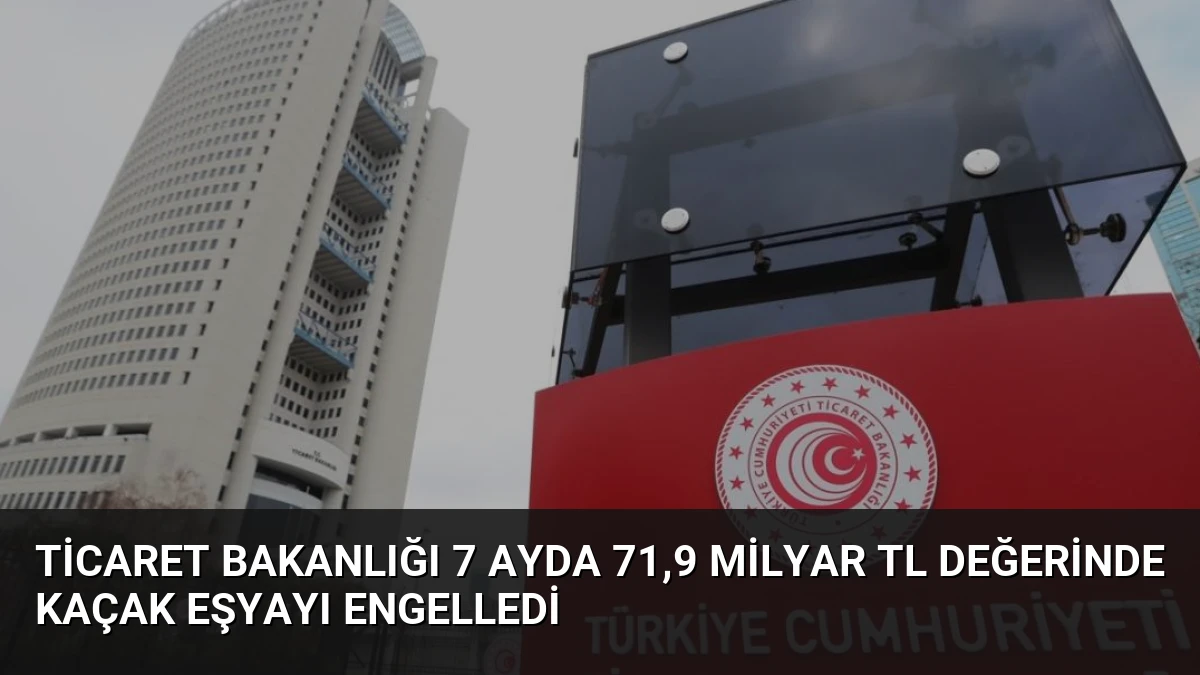 Ticaret Bakanlığı 7 Ayda 71,9 Milyar TL Değerinde Kaçak Eşyayı Engelledi