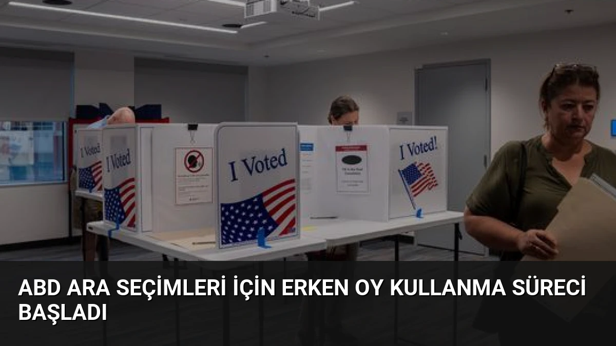 ABD Ara Seçimleri İçin Erken Oy Kullanma Süreci Başladı